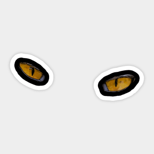 cat's eyes Sticker